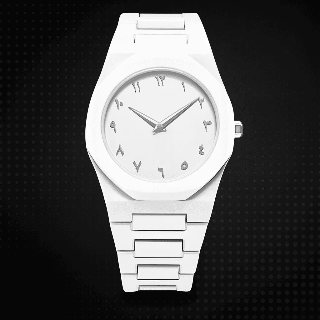 White Arabic Aura Watch
